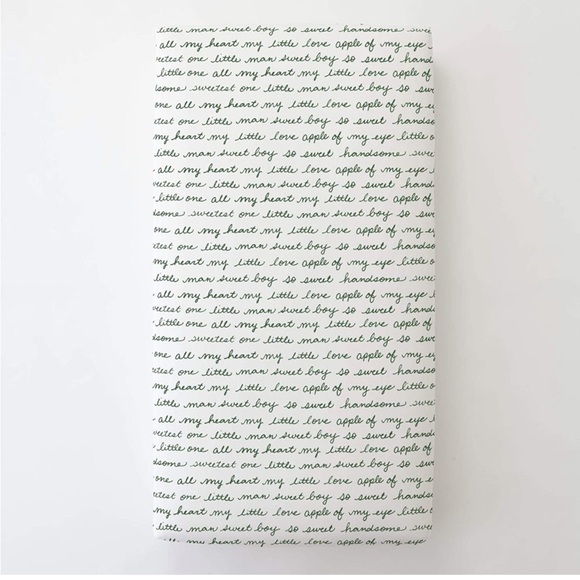 Carousel Designs New, Unopened White with Steel Blue Baby Boy Crib Sheet - Picture 5 of 5